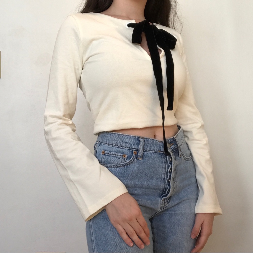J.CREW cream top